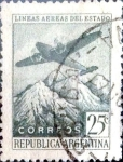 Stamps Argentina -  Intercambio 0,20 usd 25 cents. 1946