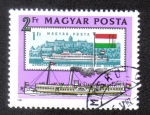 Stamps Hungary -  Comisión del Danubio