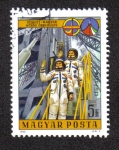 Stamps Hungary -  Los astronautas soviéticos y húngaros