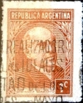 Sellos de America - Argentina -  Intercambio 0,20 usd 1 cents. 1935