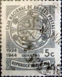 Stamps Argentina -  Intercambio 0,20 usd 5 cents. 1944