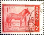 Stamps Argentina -  Intercambio 0,20 usd 1 peso 1959