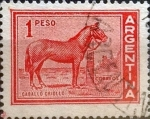 Stamps Argentina -  Intercambio 0,20 usd 1 peso 1959