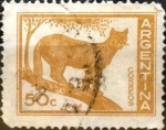 Sellos de America - Argentina -  Intercambio 0,20 usd 50 cents. 1960