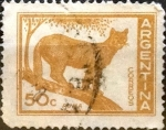 Stamps Argentina -  Intercambio 0,20 usd 50 cents. 1960