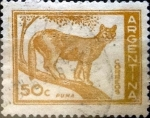Sellos de America - Argentina -  Intercambio 0,20 usd 50 cents. 1960