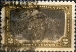 Sellos de America - Argentina -  Intercambio 0,30 usd 2 cents. 1910