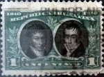 Stamps Argentina -  Intercambio 0,30 usd 1 cents. 1910