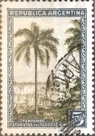 Stamps Argentina -  Intercambio 0,25 usd 5 pesos 1936