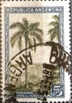 Stamps Argentina -  Intercambio daxc 0,25 usd 5 pesos 1936