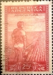 Stamps Argentina -  Intercambio 0,20 usd 25 cents. 1936
