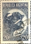 Stamps Argentina -  Intercambio 0,20 usd 20 cents. 1942