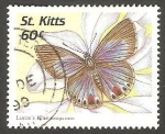 Sellos del Mundo : America : San_Crist�bal_Island : St. Kitts - 886 - Mariposa