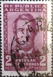 Stamps Argentina -  Intercambio 0,20 usd 2 pesos 1957