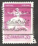Stamps Denmark -  382 - Ballet nacional, y festival de la música