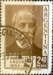 Sellos de America - Argentina -  Intercambio 0,20 usd 2,40 pesos 1956