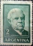 Sellos de America - Argentina -  Intercambio 0,20 usd 2 pesos 1962