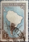 Stamps Argentina -  Intercambio 0,30 usd 1 pesos 1937