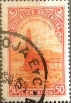 Stamps Argentina -  Intercambio 0,20 usd 50 cents. 1936