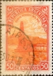 Stamps Argentina -  Intercambio 0,20 usd 50 cents. 1936