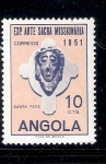 Stamps Angola -  Exposición de Arte Sacro Misionero: Santo Rostro