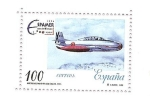Sellos de Europa - Espa�a -  Avión Español HA 200 Saeta - Espamer 96