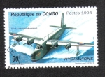 Sellos de Africa - Rep�blica del Congo -  Hidroaviones