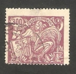 Sellos de Europa - Checoslovaquia -  1923 - 187 - Alegoría