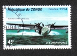 Stamps Republic of the Congo -  Hidroaviones