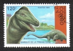 Sellos de Africa - Rep�blica del Congo -  Animales Prehistoricos 
