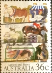 Stamps Australia -  Intercambio cr1f 0,25 usd 36 cents. 1987