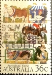 Stamps Australia -  Intercambio 0,25 usd 36 cents. 1987