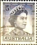 Stamps Australia -  Intercambio 0,20 usd 5 p. 1959