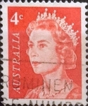 Stamps Australia -  Intercambio 0,20 usd 4 cents. 1966