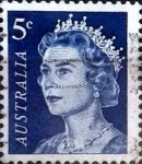 Stamps Australia -  Intercambio 0,20 usd 5 cents. 1967