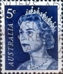 Stamps Australia -  Intercambio 0,20 usd 5 cents. 1967