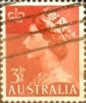 Stamps Australia -  Intercambio 0,40 usd 3,5 p. 1953