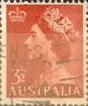Stamps Australia -  Intercambio 0,40 usd 3,5 p. 1953