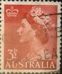 Stamps Australia -  Intercambio 0,40 usd 3,5 p. 1953