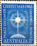 Sellos de Oceania - Australia -  Intercambio nfyb2 0,20 usd 5 p. 1963