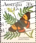 Stamps Australia -  Intercambio 0,20 usd 30 cents. 1983