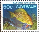 Stamps Australia -  Intercambio 0,60 usd 50 cents. 1984