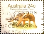 Stamps Australia -  Intercambio 0,35 usd 24 cents. 1981