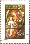 Stamps Australia -  Intercambio 0,20 usd 24 cents. 1984
