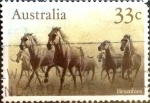 Stamps Australia -  Intercambio 0,25 usd 33 cents. 1986