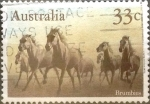 Stamps Australia -  Intercambio 0,25 usd 33 cents. 1986