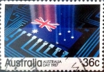 Stamps Australia -  Intercambio cr5f 0,35 usd 36 cents. 1987