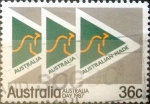 Stamps Australia -  Intercambio 0,35 usd 36 cents. 1987