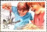 Stamps Australia -  Intercambio 0,20 usd 37 cents. 1987