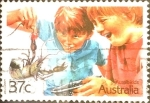 Stamps Australia -  Intercambio 0,20 usd 37 cents. 1987